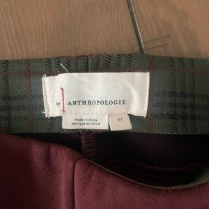 Anthropologie velvet pants